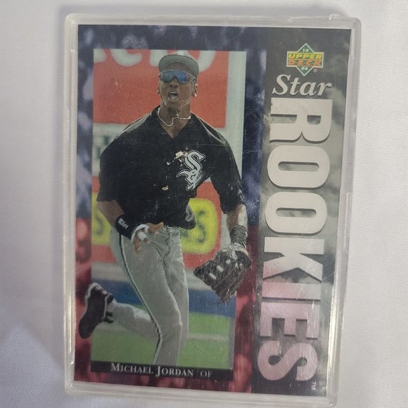 Michael Jordan 1994 Upper Deck Star Rookie Baseball Card #19 - Picture 3 of 4